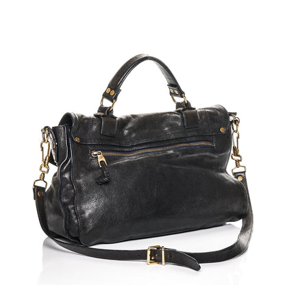 Proenza Schouler Lambskin Medium PS1 Satchel Midnight 3 of 7