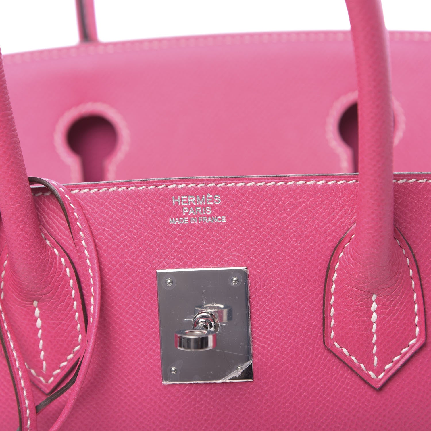 Hermes Epsom Birkin 30 Rose Tyrien 6 of 10
