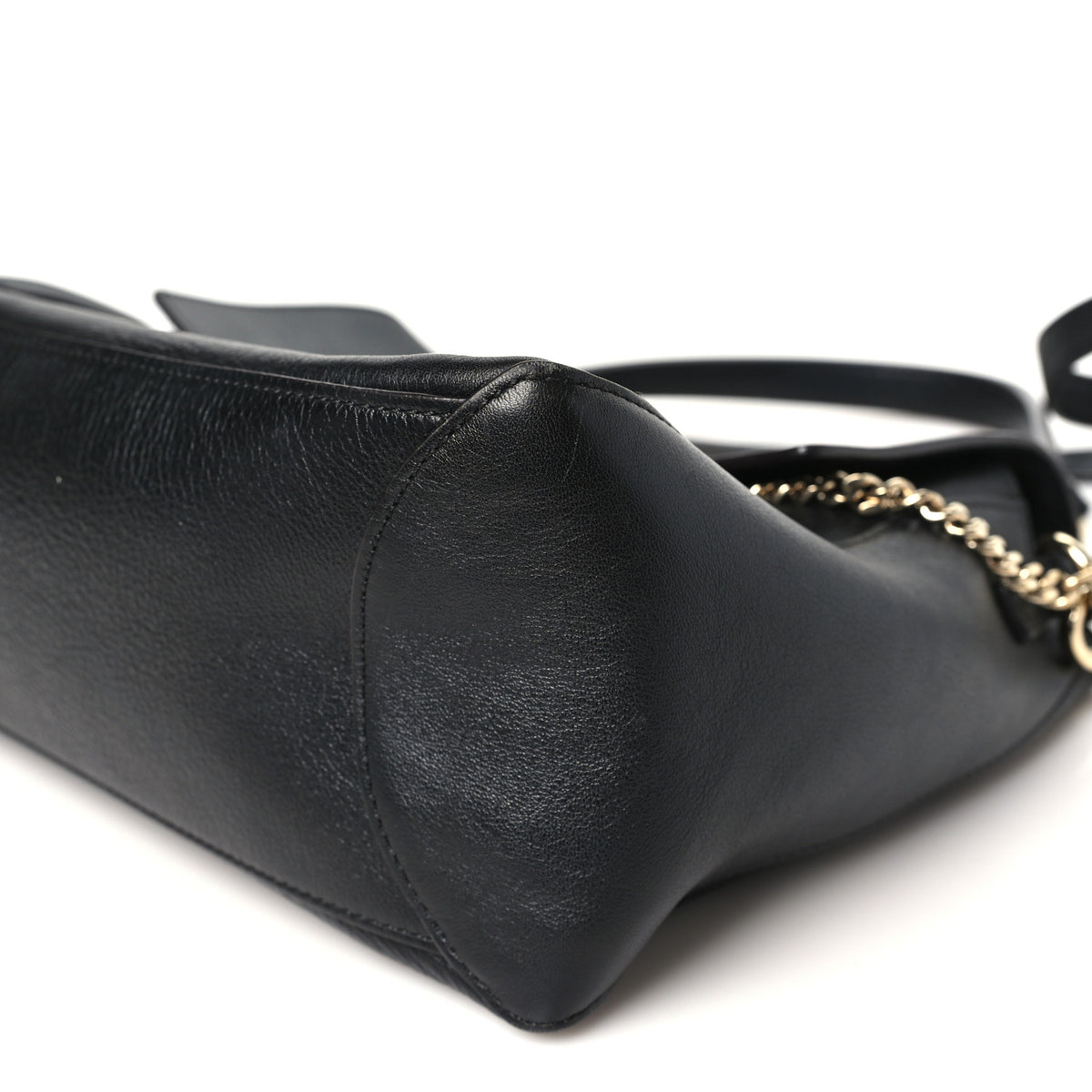 Calfskin Small Faye Day Shoulder Bag Black