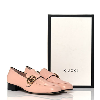 Gucci Malaga Kid Womens GG Marmont Loafers 40 Perfect Pink 9 of 9