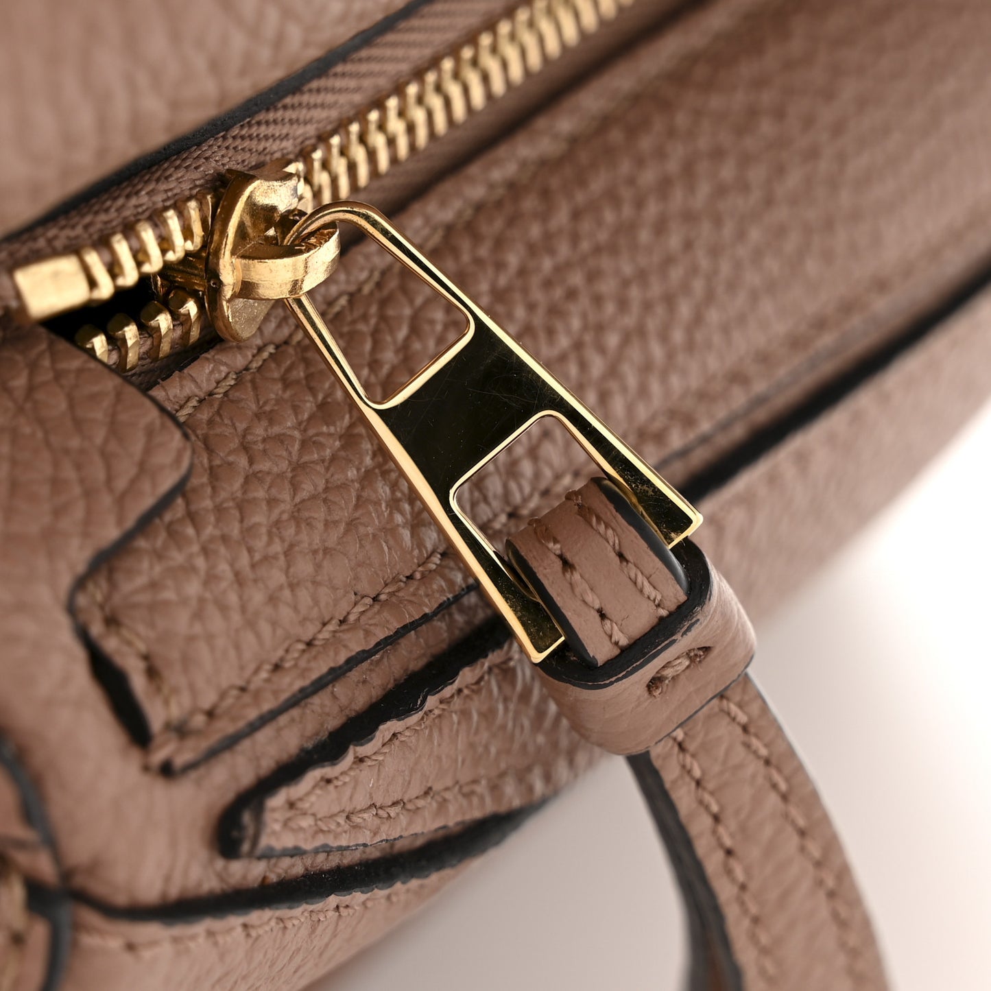 Grained Calfskin Mini Puzzle Bag Dark Blush