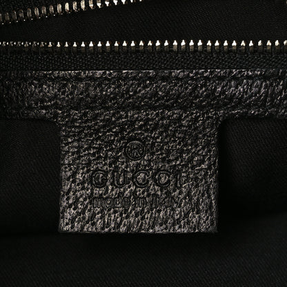 Gucci Monogram Half Moon Bamboo Ring Hobo Black 5 of 8
