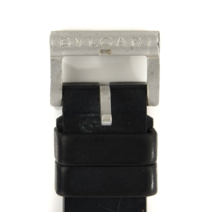 Bulgari Aluminum Rubber 32mm Diagono Quartz Watch 4 of 6