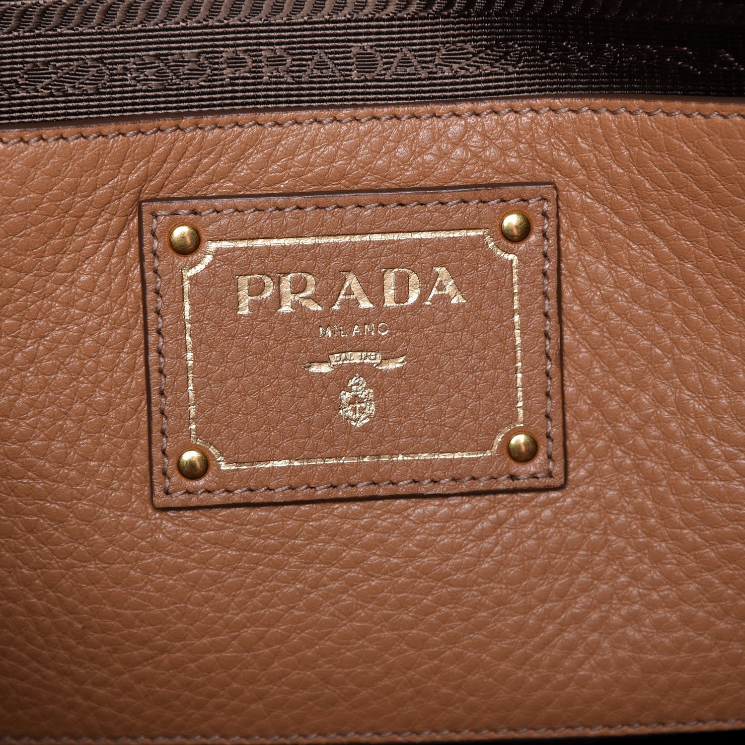 Prada Vitello Daino Side Zip Tote Naturale 7 of 9