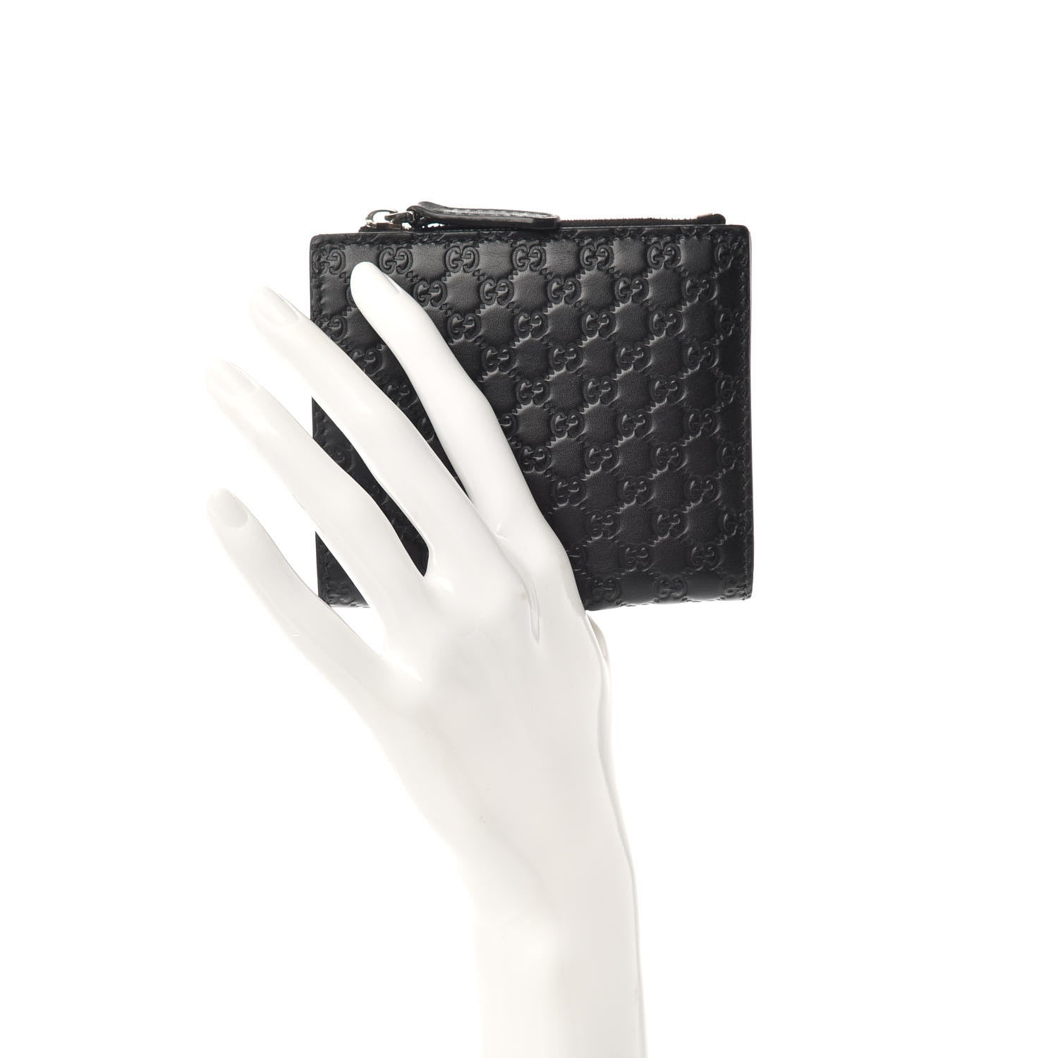 Gucci Microguccissima Snap Bi-Fold Wallet Black 2 of 6