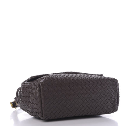 Bottega Veneta Nappa Intrecciato Flap Shoulder Bag Ebano 4 of 9