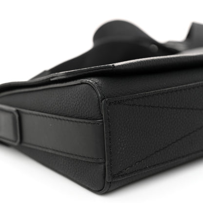 Louis Vuitton Calfskin Aerogram Takeoff Messenger PM Black 8 of 9
