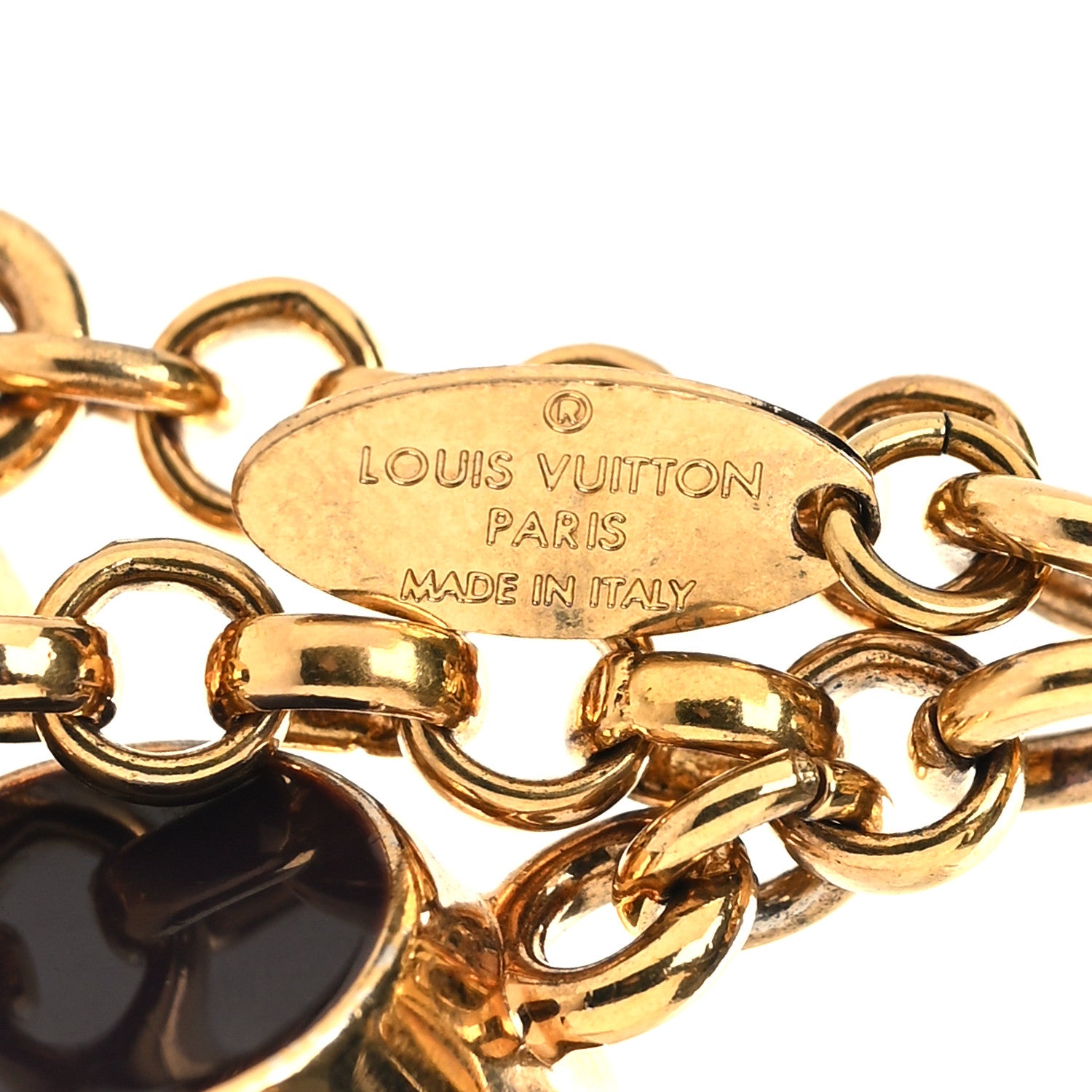 Louis Vuitton Fleur De Monogram Bag Charm Dore 3 of 4