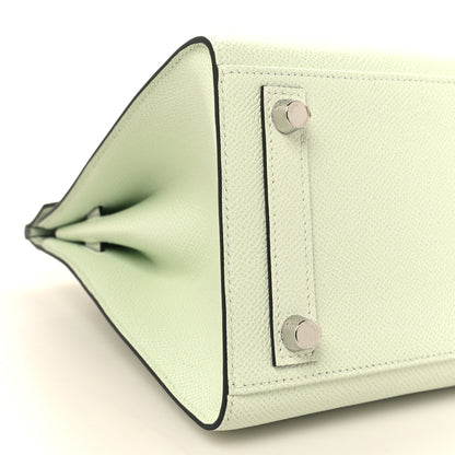 Hermes Epsom Birkin Sellier 25 Vert Fizz 9 of 11