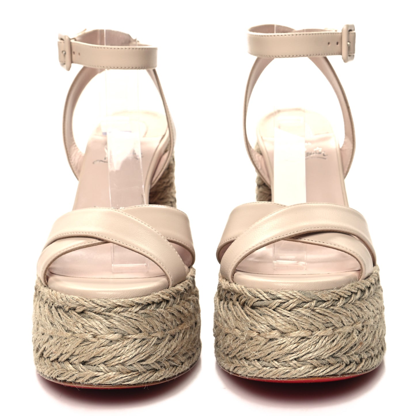 Goatskin Super Mariza 130 Espadrille Sandals 37 Leche Natural