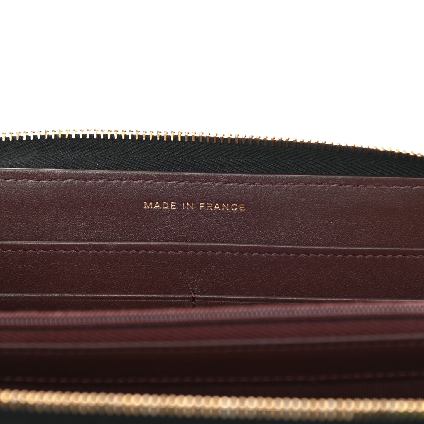 Caviar Quilted Large Gusset Zip Around Wallet Black