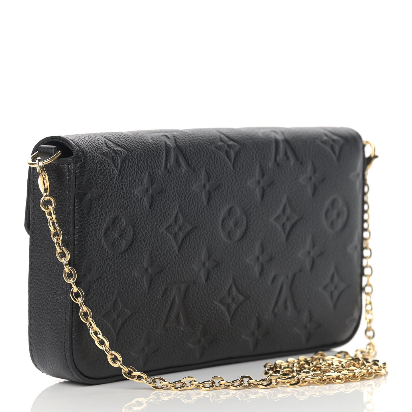Empreinte Pochette Felicie Chain Wallet Black