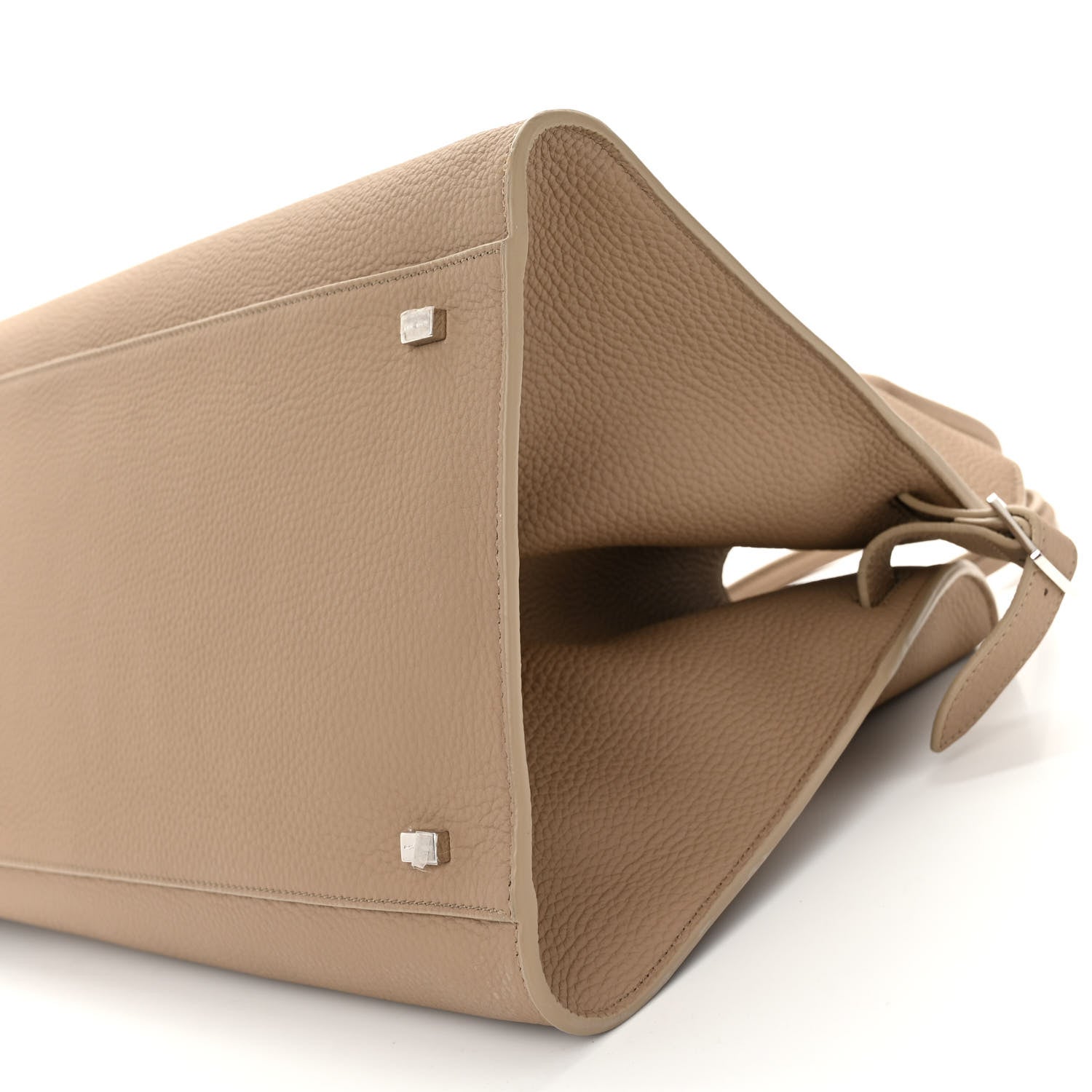 The Row Matte Grained Calfskin Soft Margaux 15 Dark Taupe 9 of 9