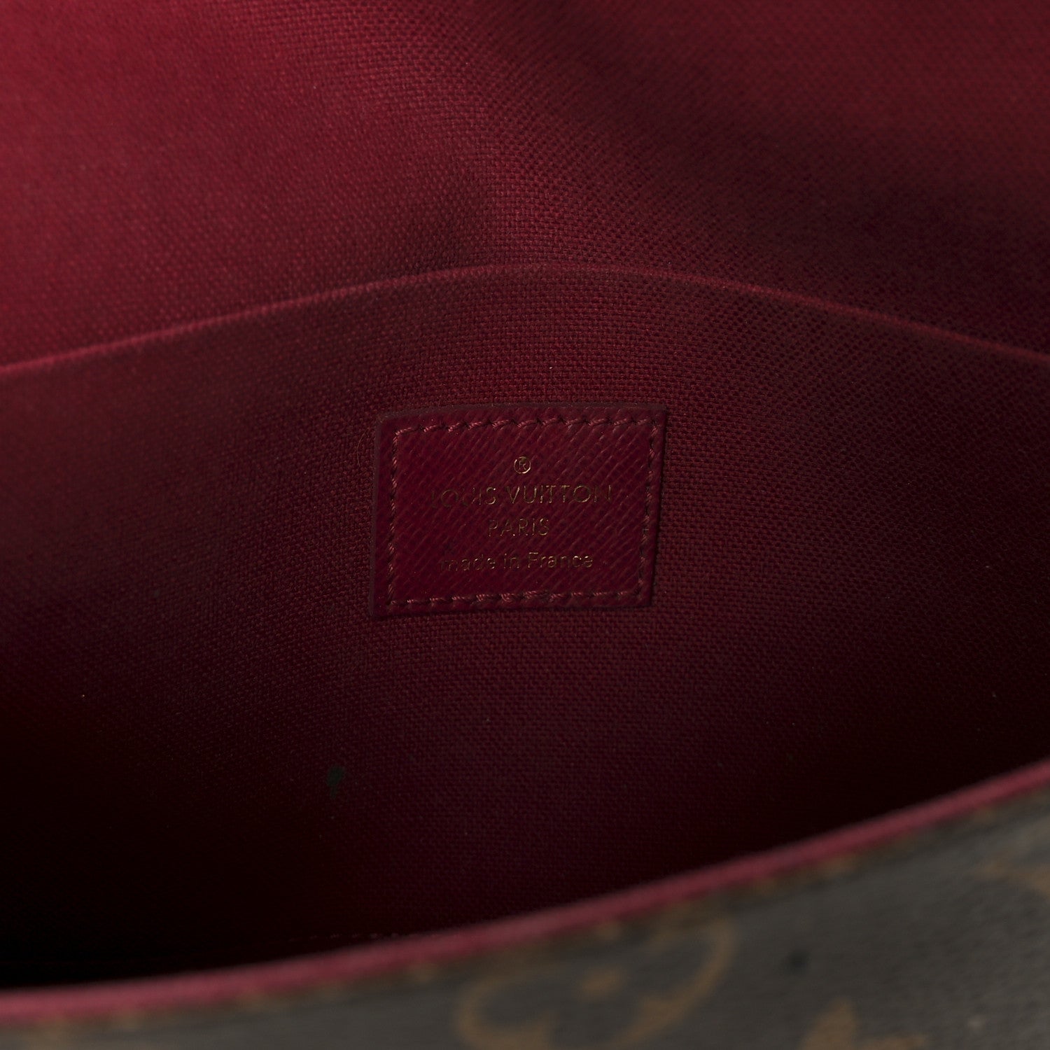 Louis Vuitton Monogram Pochette Felicie Chain Wallet Fuchsia 7 of 14