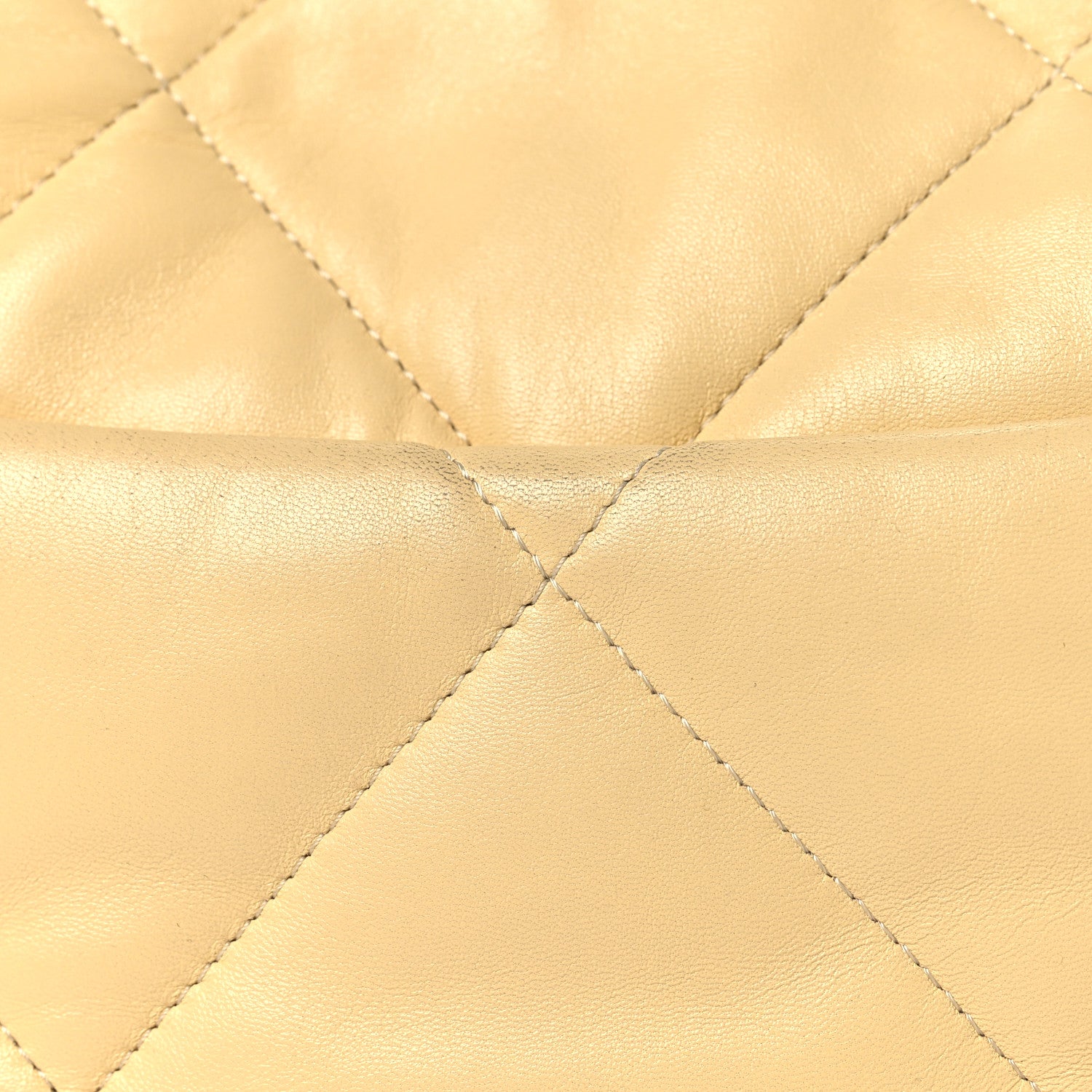 Chanel Lambskin Quilted Medium Chanel 19 Flap Yellow 12 of 12