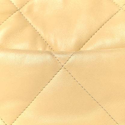 Chanel Lambskin Quilted Medium Chanel 19 Flap Yellow 12 of 12