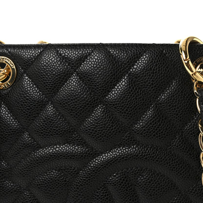 Chanel Caviar Quilted Grand Shopping Tote GST Black 7 of 10