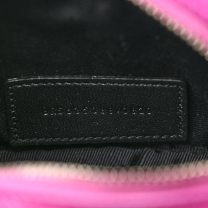 Saint Laurent Grain De Poudre Matelasse Monogram Baby Lou Camera Bag Electric Fuxia 7 of 10