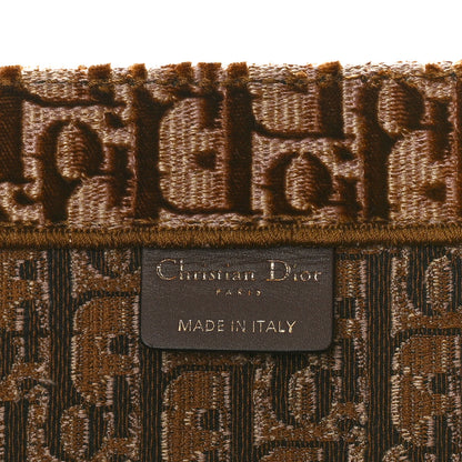 Christian Dior Oblique Velvet Large Book Tote Brown Multicolor 6 of 9
