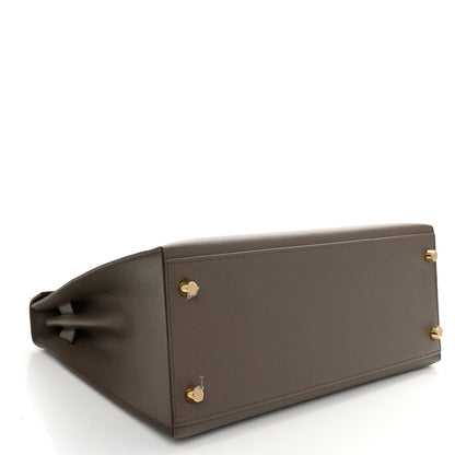 Hermes Epsom Kelly Sellier 28 Etain 4 of 10