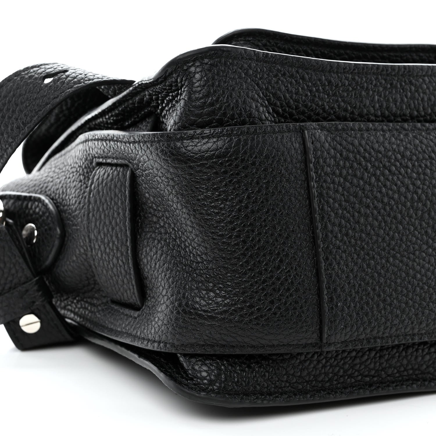 Proenza Schouler Calfskin Beacon Saddle Bag Black 9 of 13