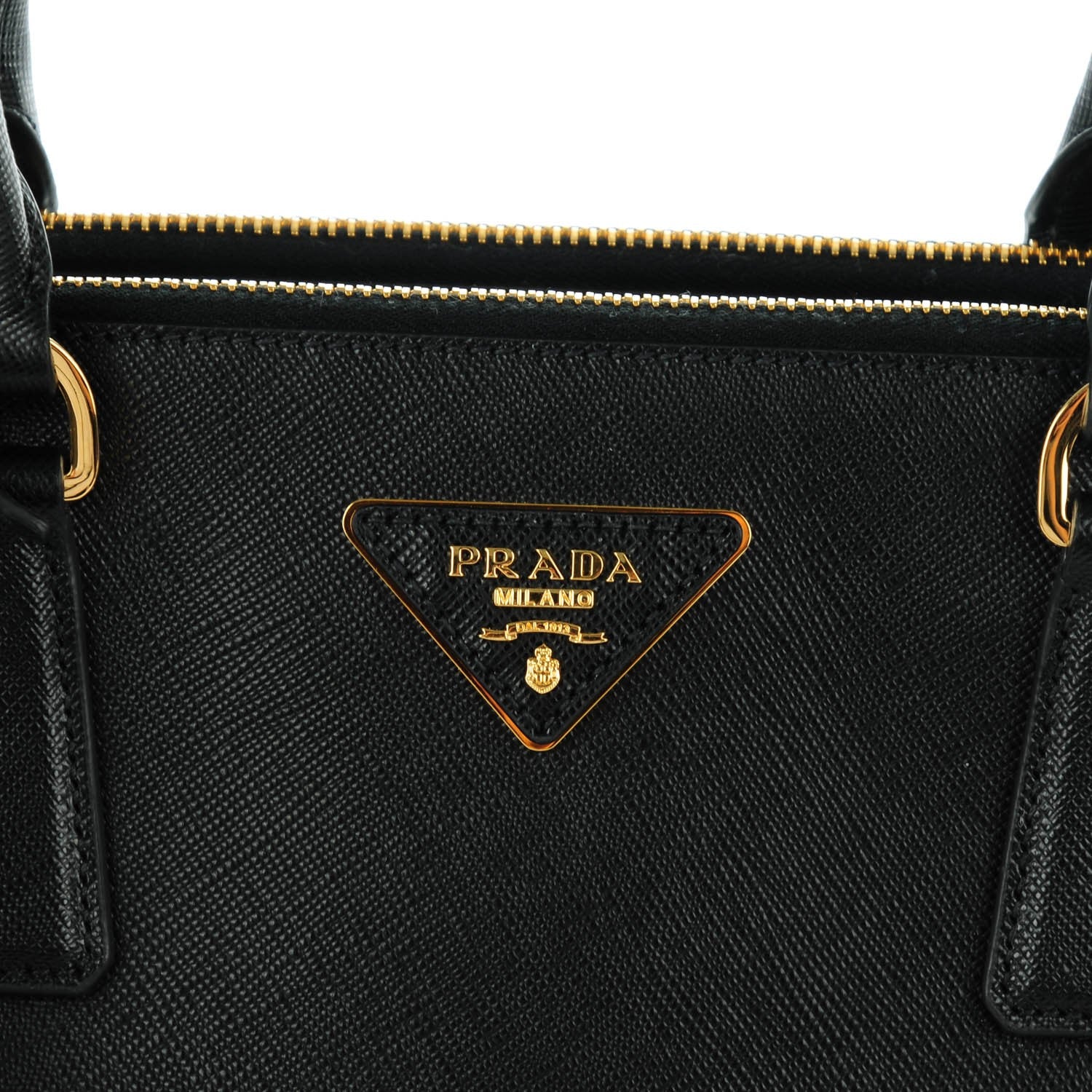 Prada Saffiano Medium Galleria Double Zip Tote Black 13 of 13