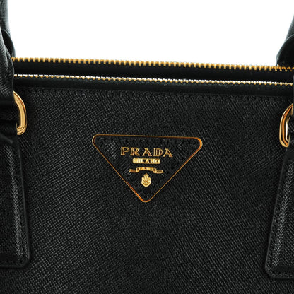 Prada Saffiano Medium Galleria Double Zip Tote Black 13 of 13