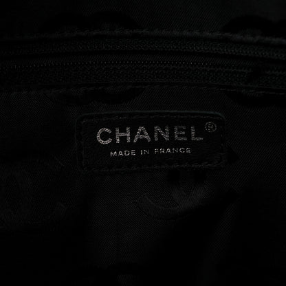 Chanel Calfskin Quilted Large Cambon Tote Beige Black 6 of 21