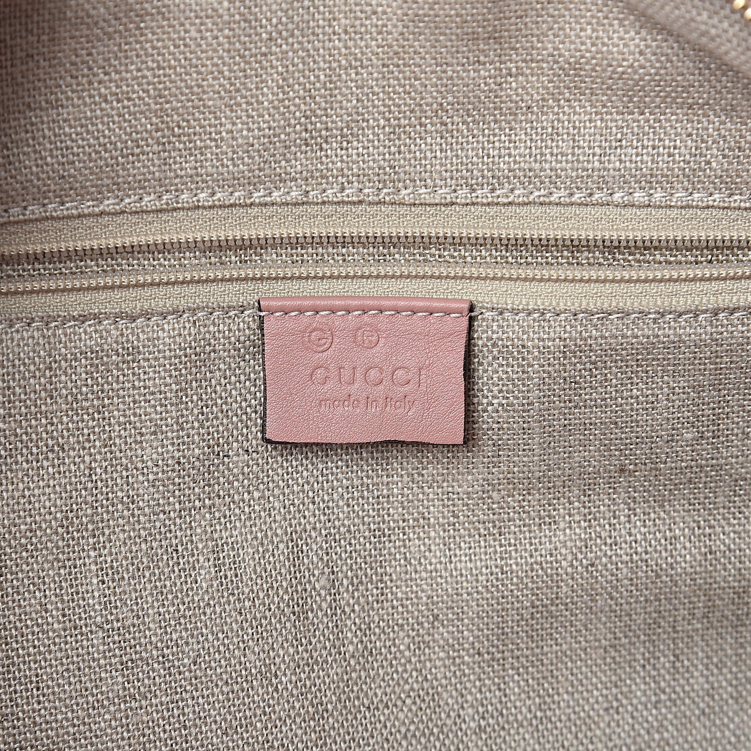 Gucci Microguccissima Medium Joy Boston Soft Pink 6 of 10