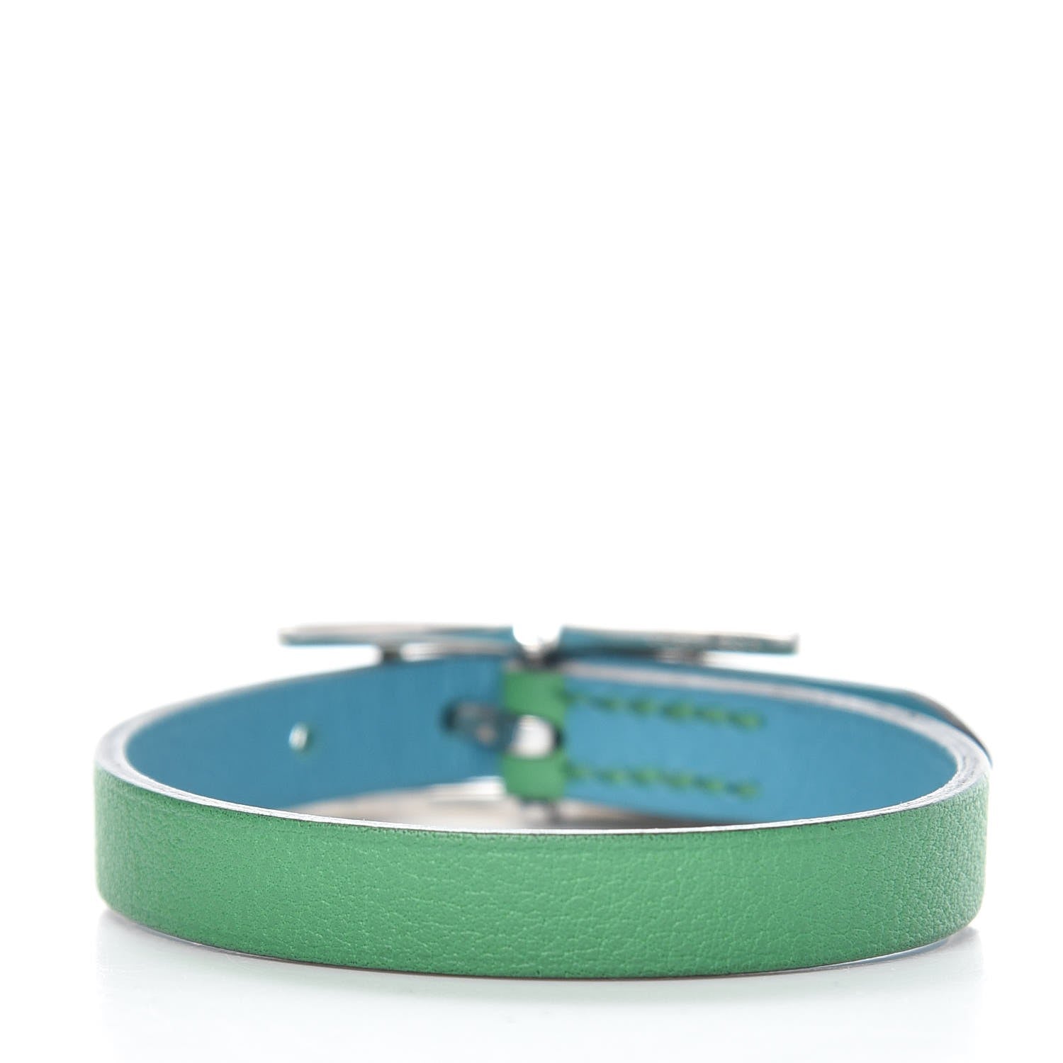 Hermes Swift Behapi Simple Tour Bracelet XS Bambou Turquoise 3 of 6