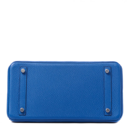 Hermes Togo Birkin 30 Bleu France 5 of 30
