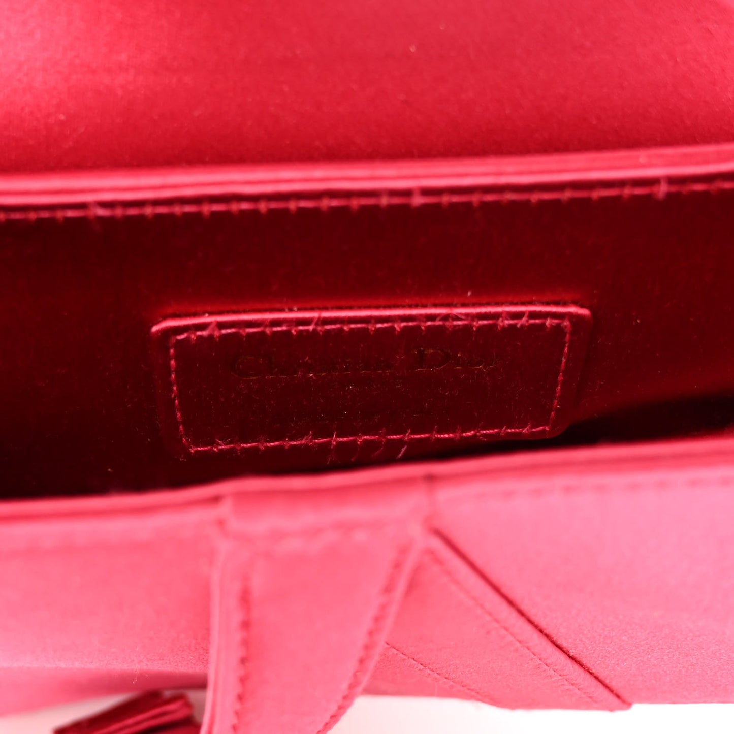 Satin Crystal Mini Saddle Bag Light Shock