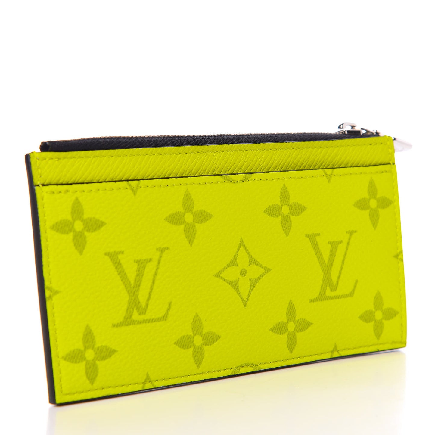 Monogram Taiga Coin Card Holder Yellow