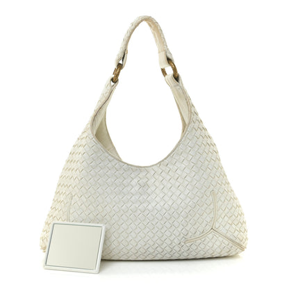 Bottega Veneta Nappa Intrecciato Ball Hobo White 1 of 16