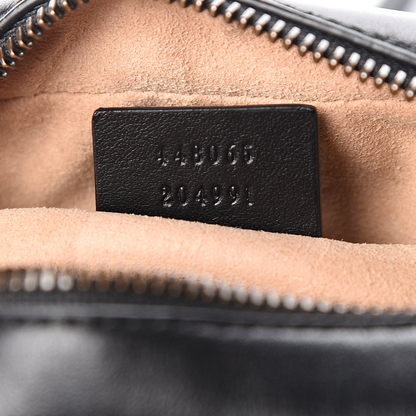Calfskin Matelasse Mini GG Marmont Chain Shoulder Bag Black
