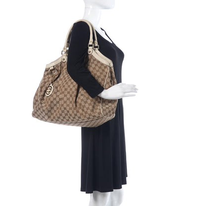 Gucci Monogram Large Sukey Tote Off White 2 of 17