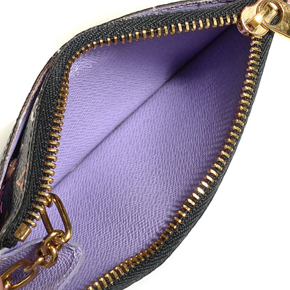Louis Vuitton Monogram Multicolor Key Pouch Black Violet 6 of 8