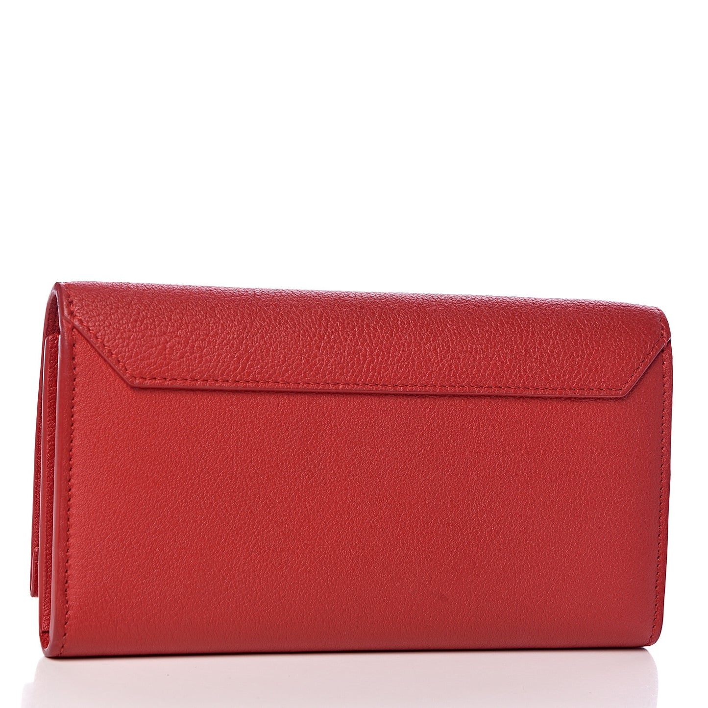 Calfskin Lockme II Wallet Rubis