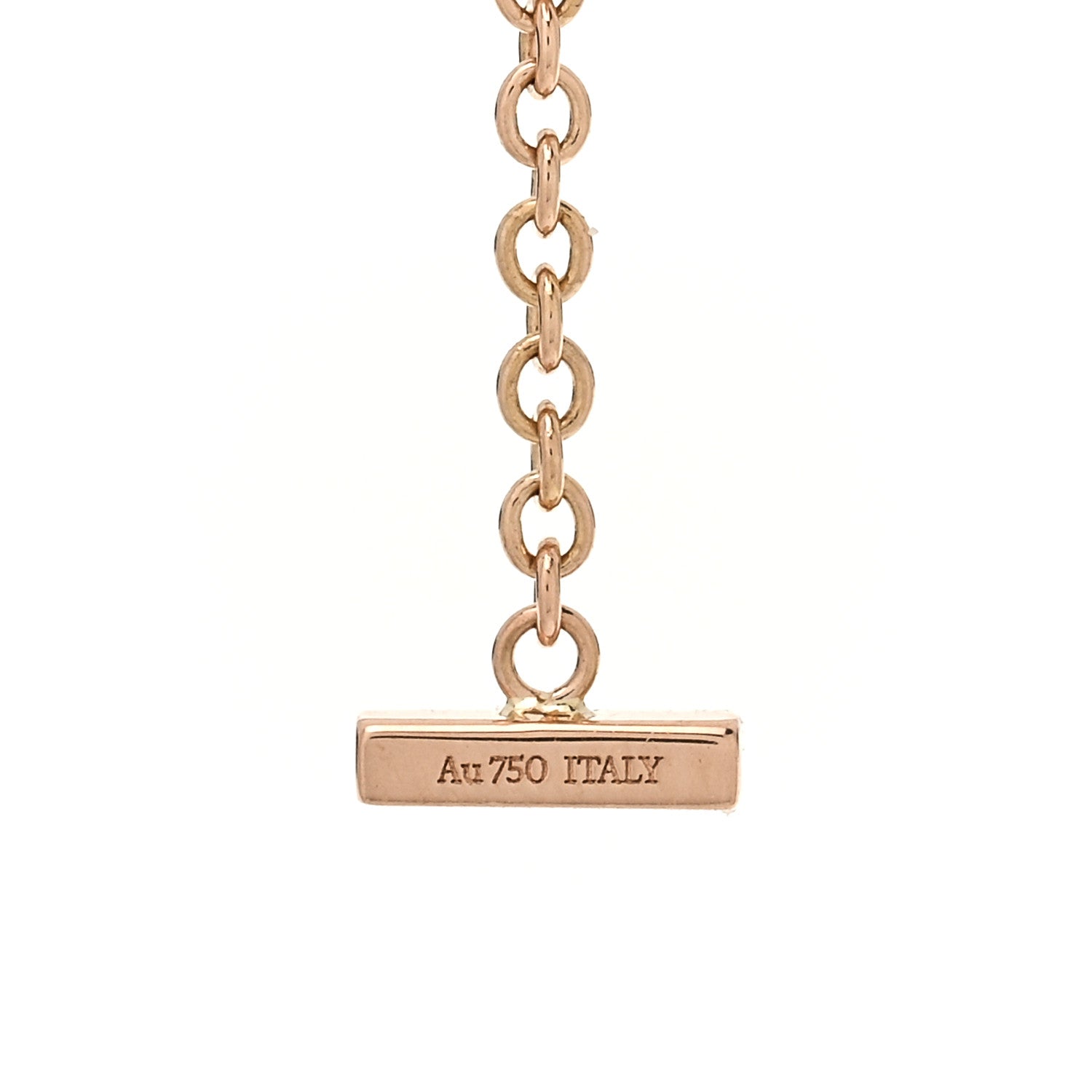 Tiffany 18K Rose Gold T Smile Bracelet 4 of 4