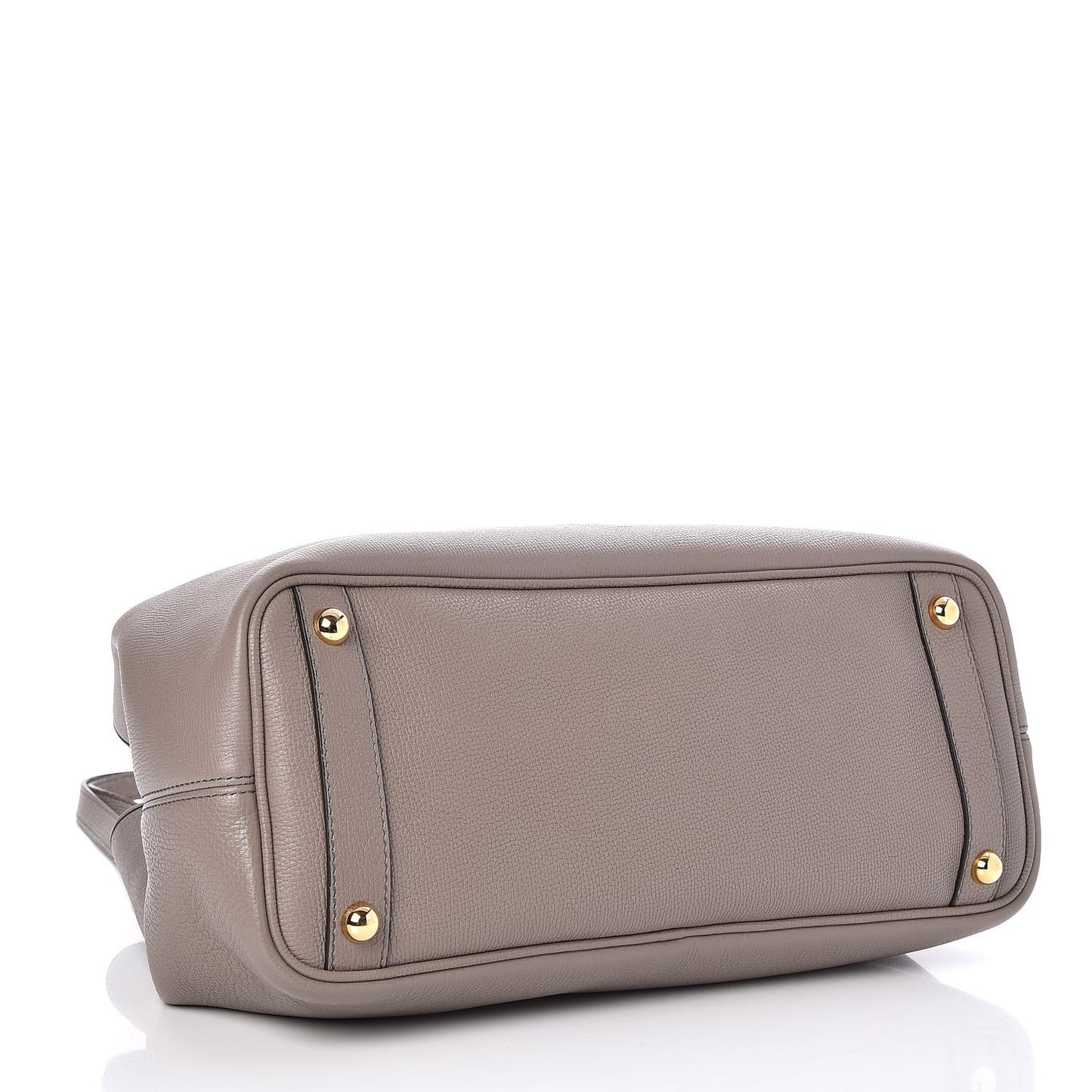 Grainy Calfskin Medium Honeybrook Tote Thistle Grey