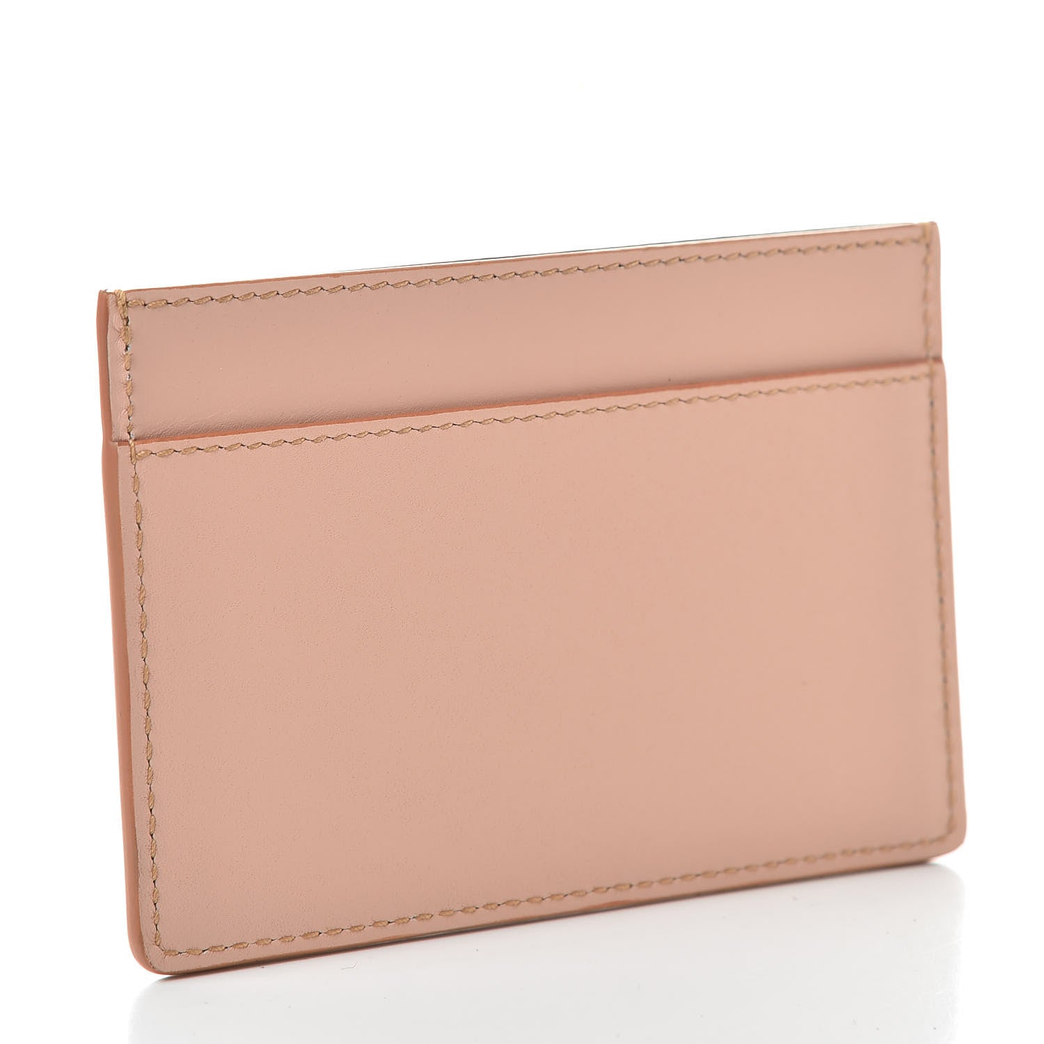 Saint Laurent Calfskin Belle De Jour Card Case Blush 3 of 8