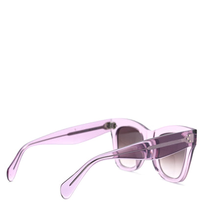 Celine Acetate Cat Eye Sunglasses CL4004IN Transparent Lilac 4 of 6
