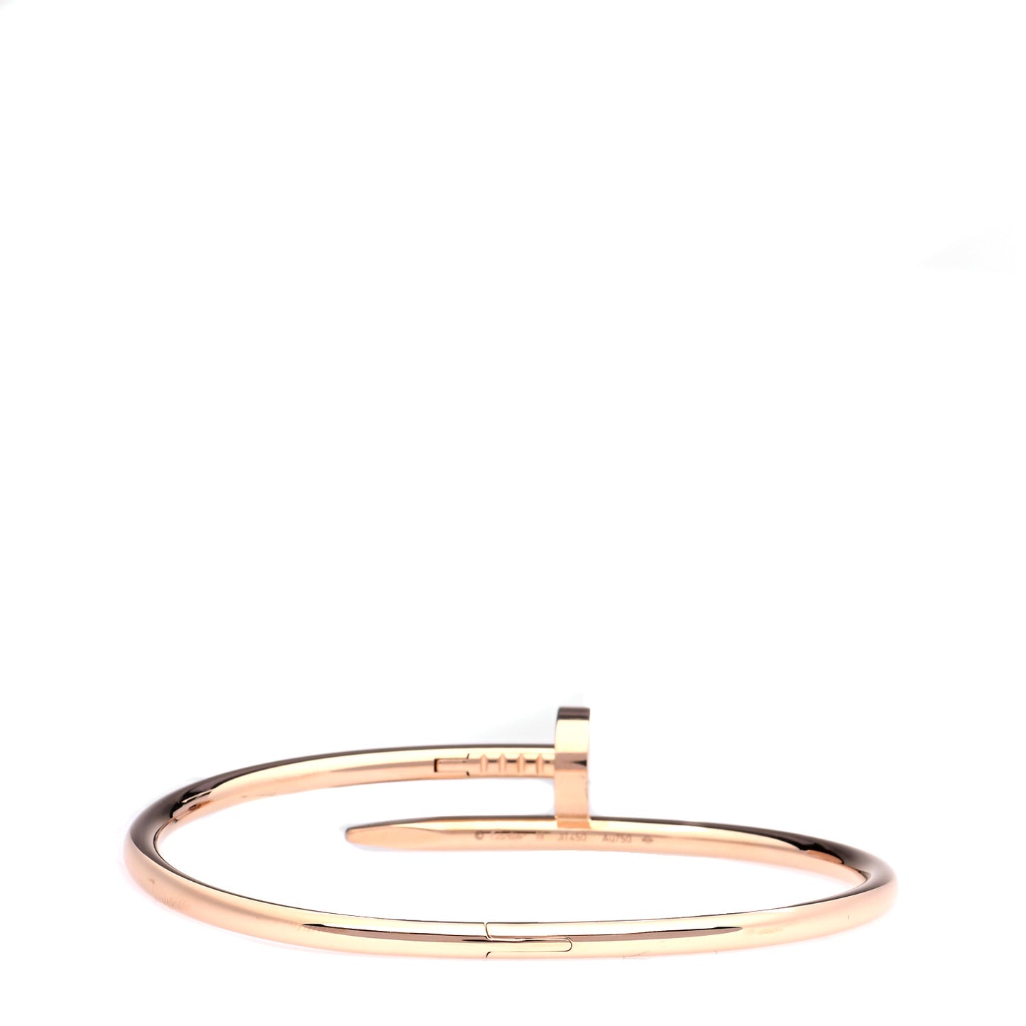 18K Pink Gold Juste Un Clou Bracelet 19