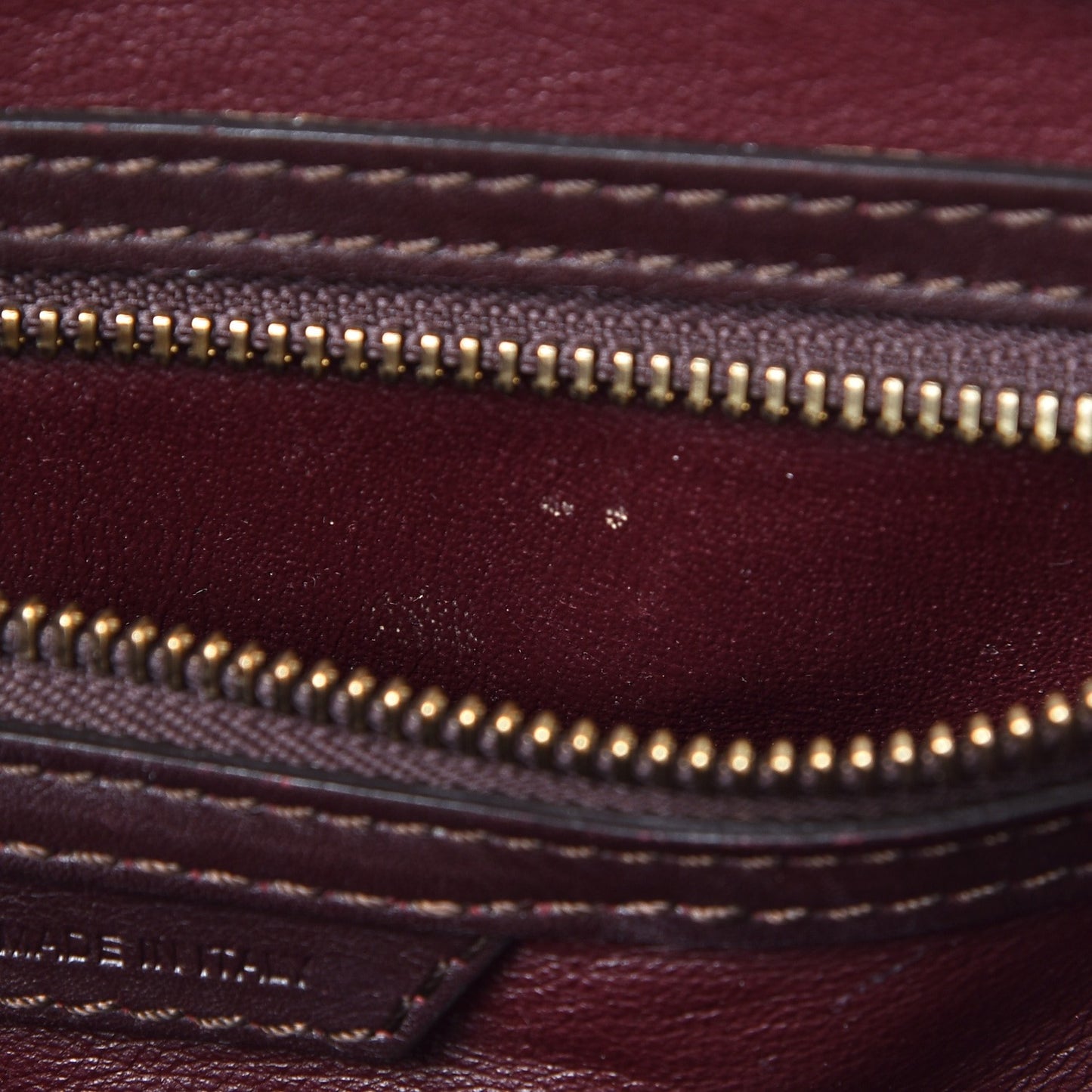 Python Smooth Calfskin Mini Luggage Natural