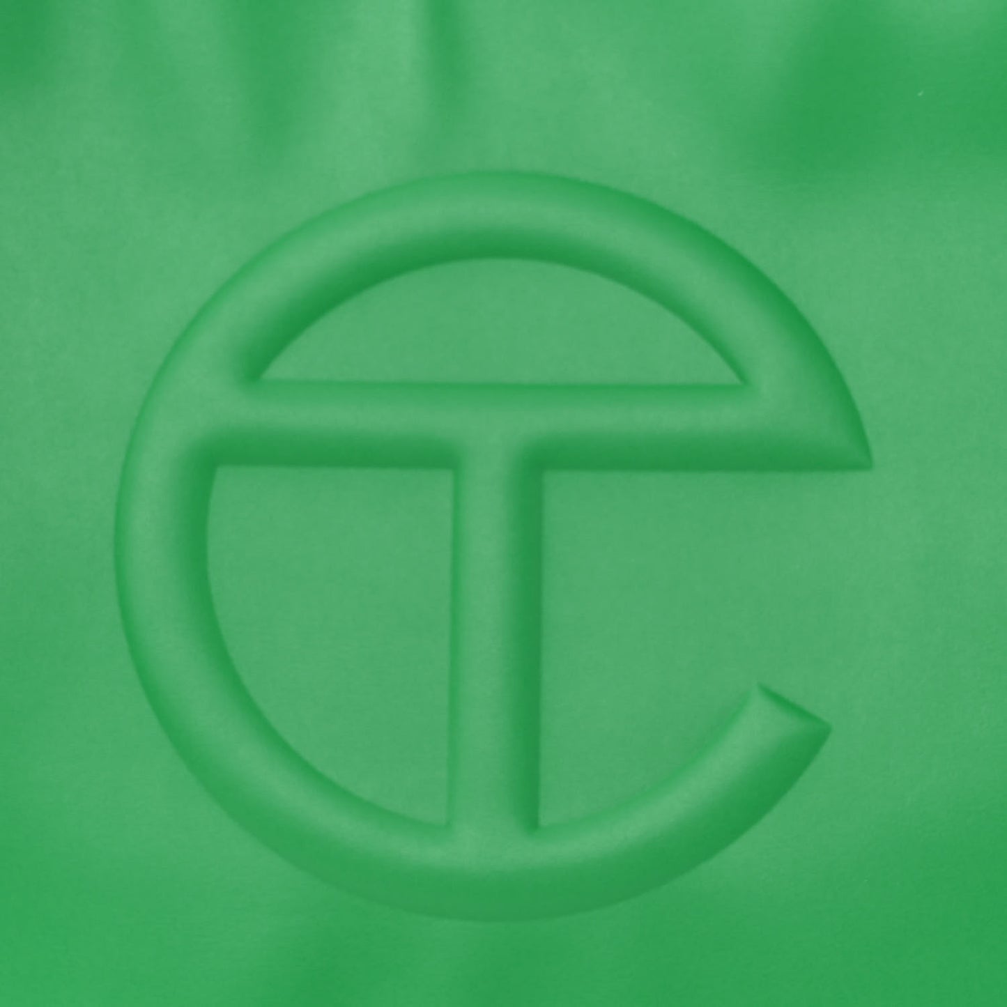 Vegan Leather Medium Shopping Bag Greenscreen