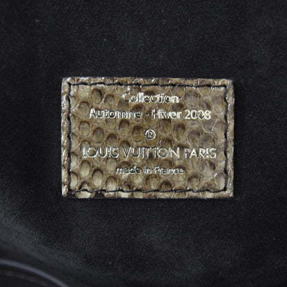 Louis Vuitton Suede Python Monogram Whisper GM Khol 7 of 8