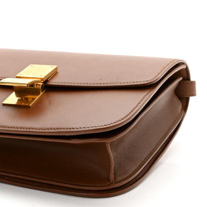 Celine Box Calfskin Medium Classic Box Flap Bag Camel 10 of 10