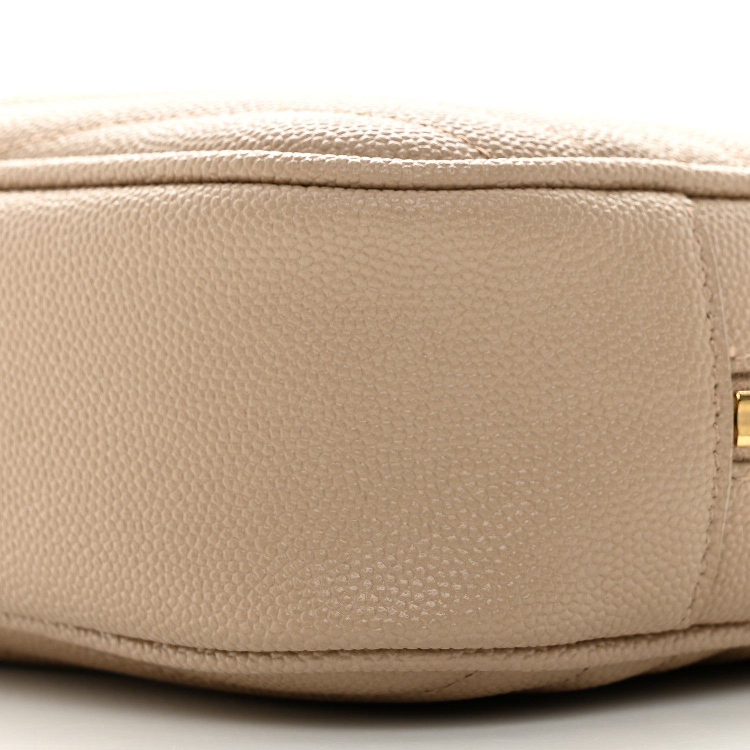 Saint Laurent Grain De Poudre Matelasse Monogram Mini Lou Camera Bag Dark Beige 10 of 12