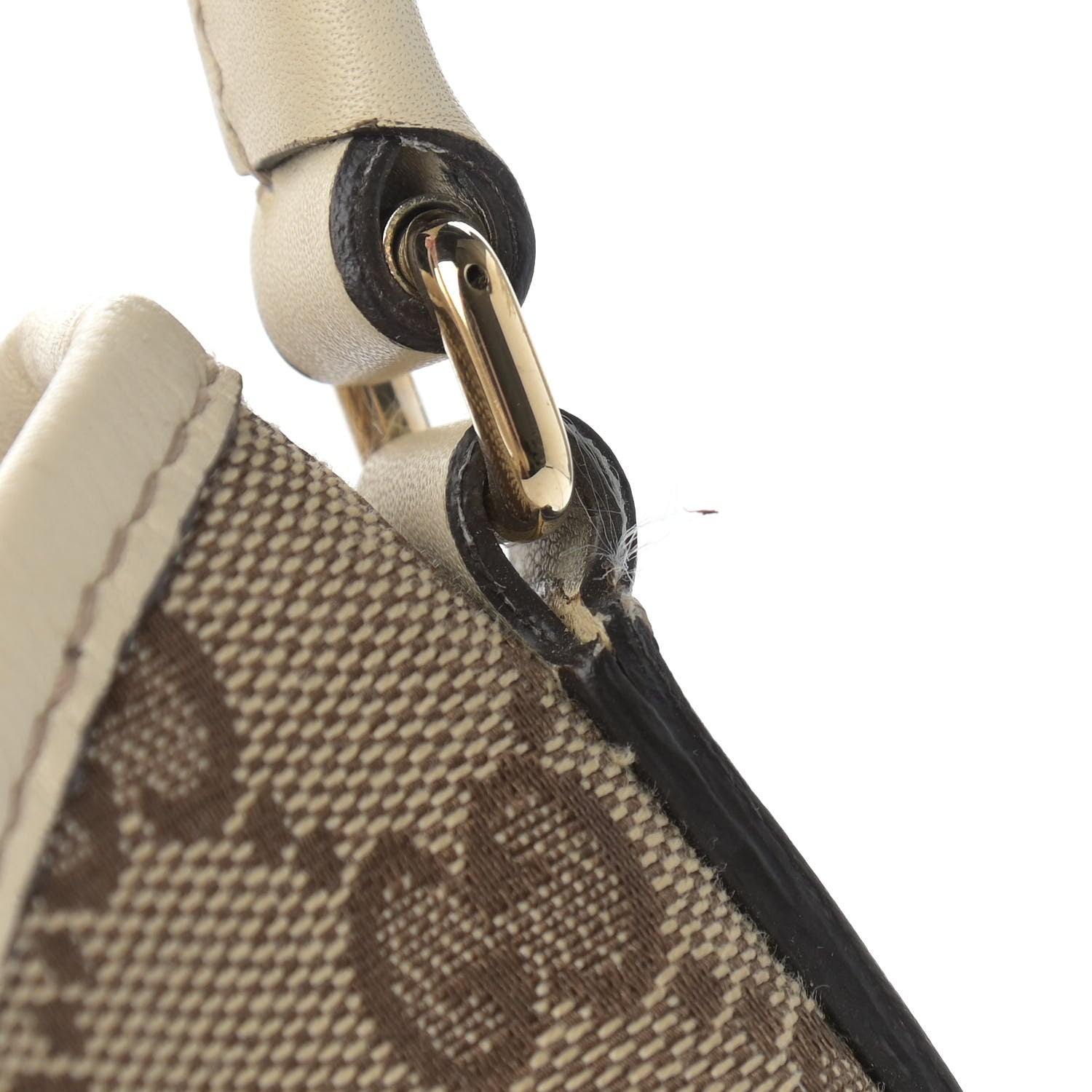 Gucci Monogram Medium New Britt Hobo Off White 10 of 11