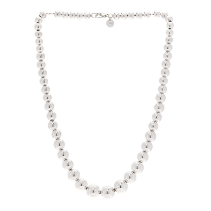 Tiffany Sterling Silver Hardwear Graduated Ball Necklace 3 of 5